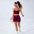 Coral Canton High Waist Sports Shorts | Booty Lifting Workout Shorts with Tummy Control – Sculpting Fit for Gym, Run & Everyday