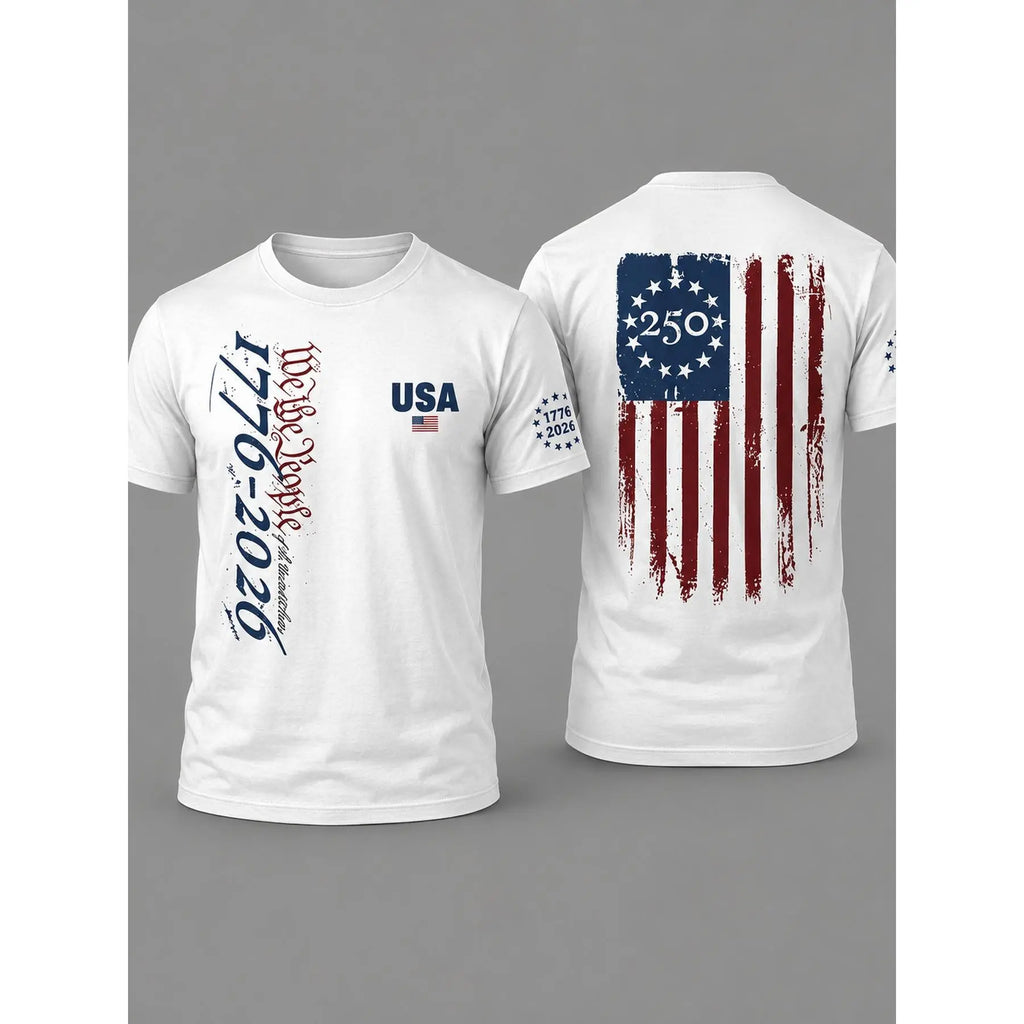 USA Bi50th Anniversary T-Shirt 1776-2026 