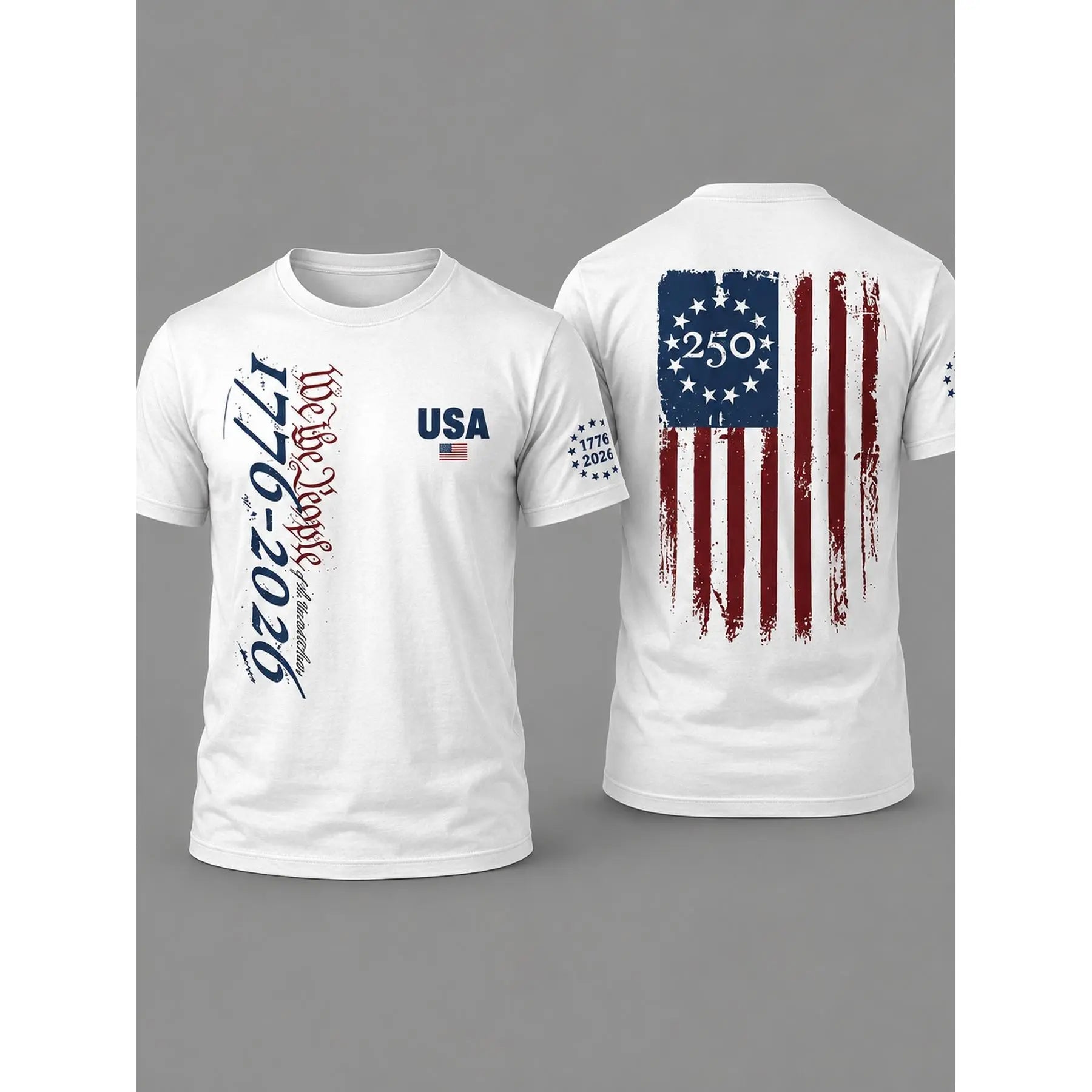 USA Bi50th Anniversary T-Shirt 1776-2026 