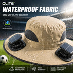 Powered Outdoor Cooling Fan Hat