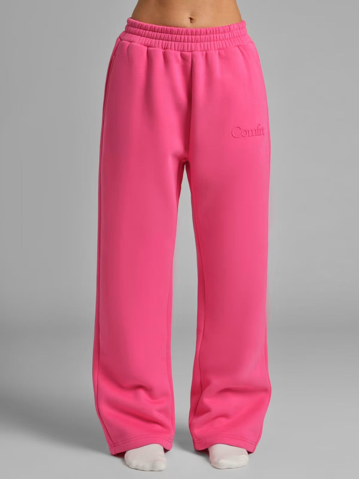 Comfrt Minimalist Straight Leg Sweatpants | Stretchy Athleisure Bottoms with Relaxed Fit – Casual Comfort for Everyday Wear