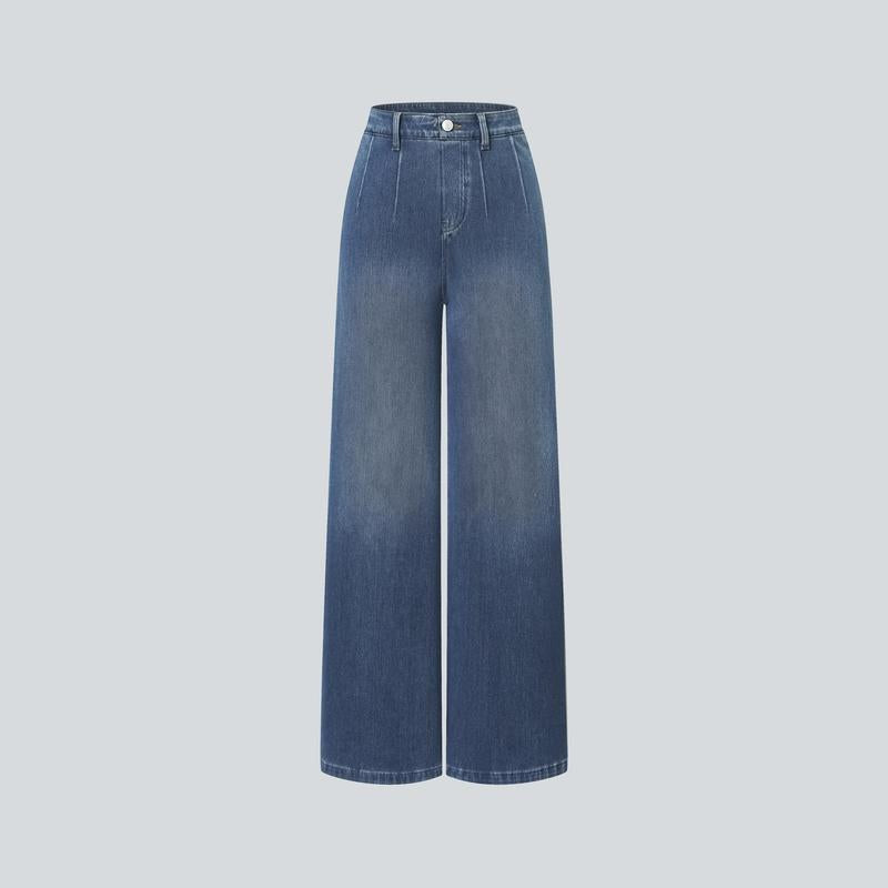 Halara Flex High Waisted Wide Leg Jeans | Tummy Control Casual Denim with Pockets – Stretchy Comfort Jeans for Everyday Style