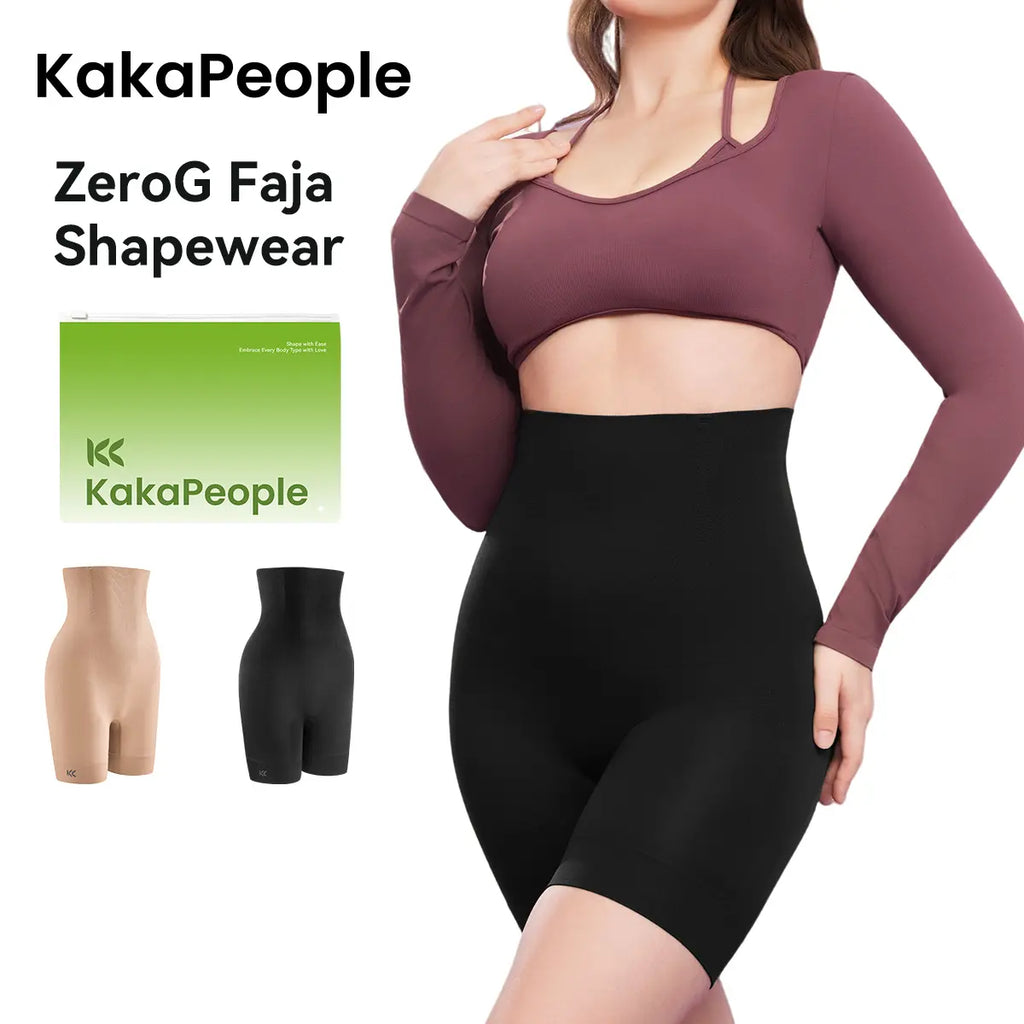 KakaPeople ZeroG High Waist Shapewear | Tummy Control & Butt-Lifting Bodysuit – Seamless Body Sculpting for Women