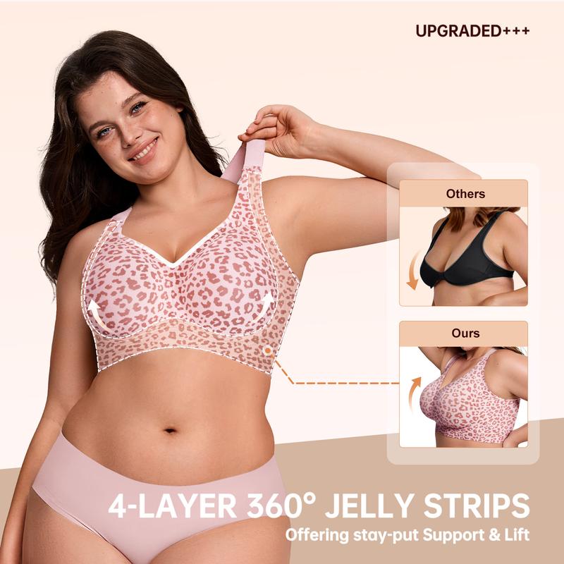 OEAK Women's Wireless Jelly Bra
