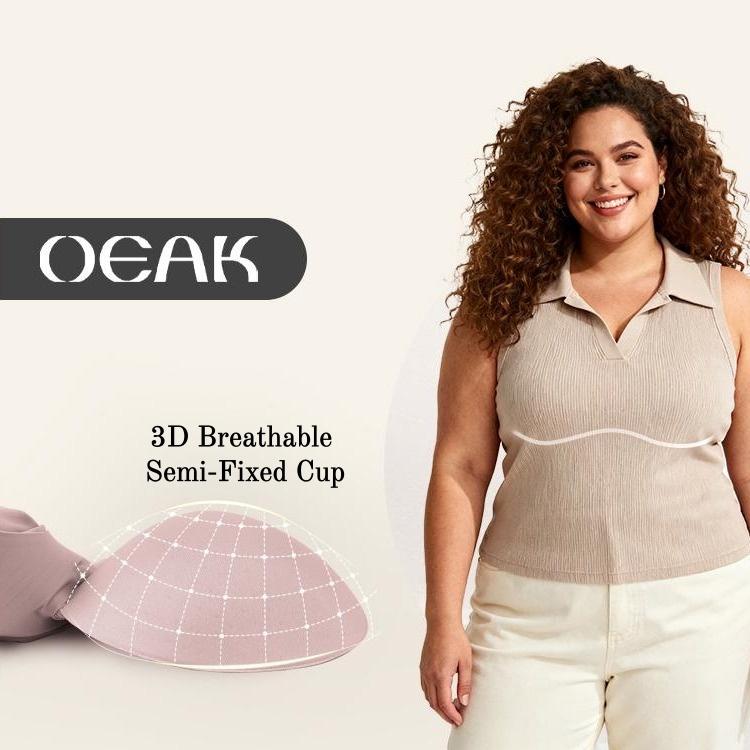 OEAK Women's Wireless Jelly Bra