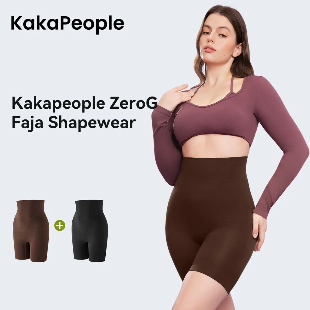KakaPeople ZeroG High Waist Shapewear | Tummy Control & Butt-Lifting Bodysuit – Seamless Body Sculpting for Women