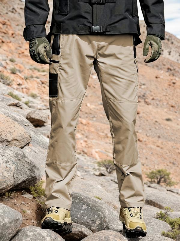 HOMUG Men's Solid Color Tactical Work Pants,230g/m² new fabric，
